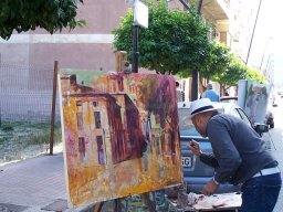 Concurso de Pintura al aire Libre en Mula 2010